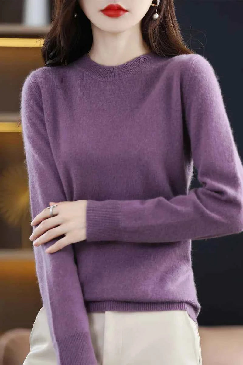 Luxury Cashmere Wool Sweater for Effortless Style and Warmth