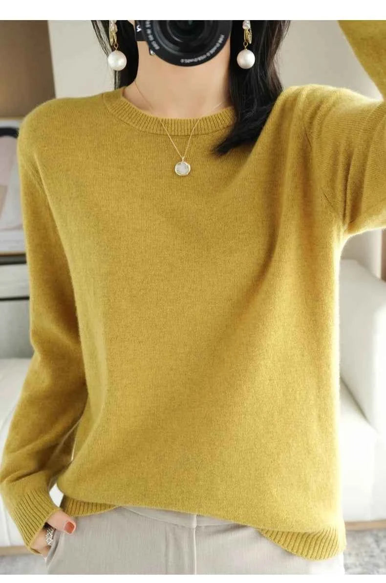 Luxury Cashmere Wool Sweater for Effortless Style and Warmth