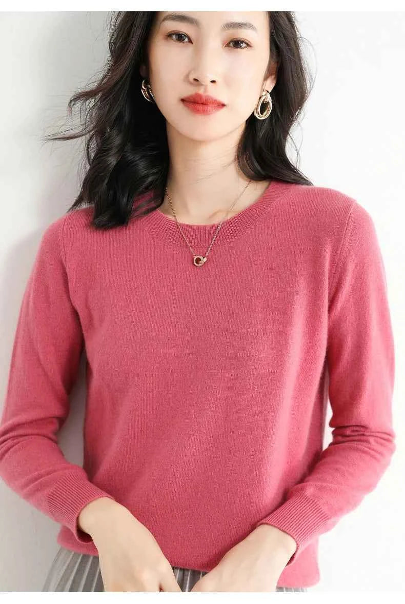 Luxury Cashmere Wool Sweater for Effortless Style and Warmth