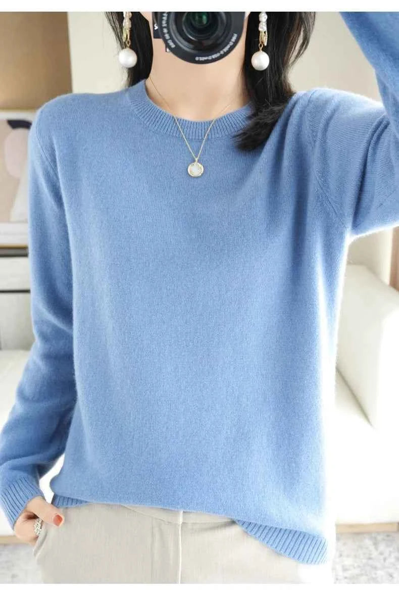 Luxury Cashmere Wool Sweater for Effortless Style and Warmth