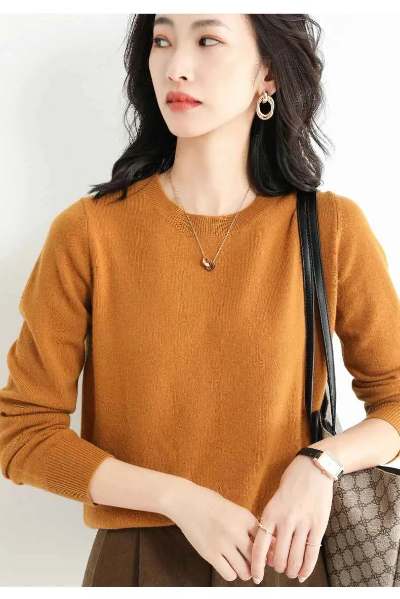 Luxury Cashmere Wool Sweater for Effortless Style and Warmth