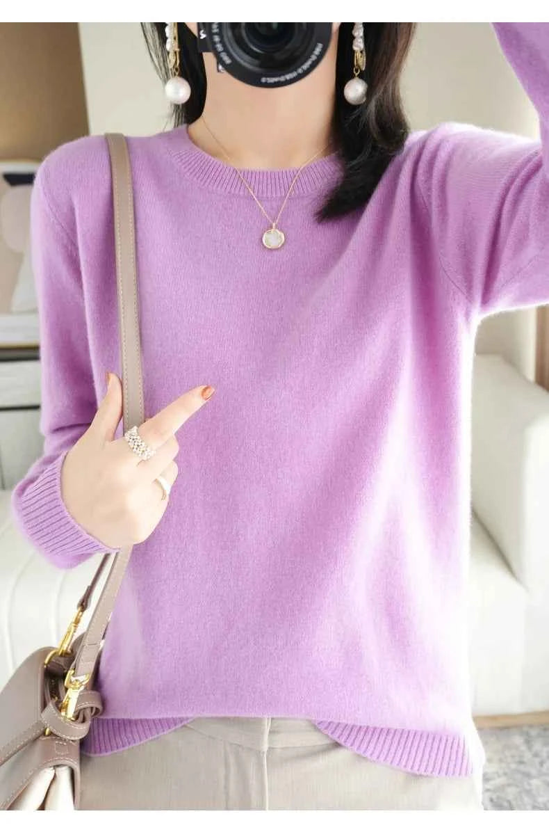 Luxury Cashmere Wool Sweater for Effortless Style and Warmth