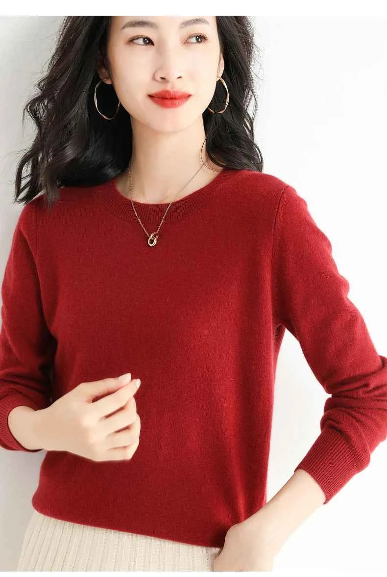 Luxury Cashmere Wool Sweater for Effortless Style and Warmth