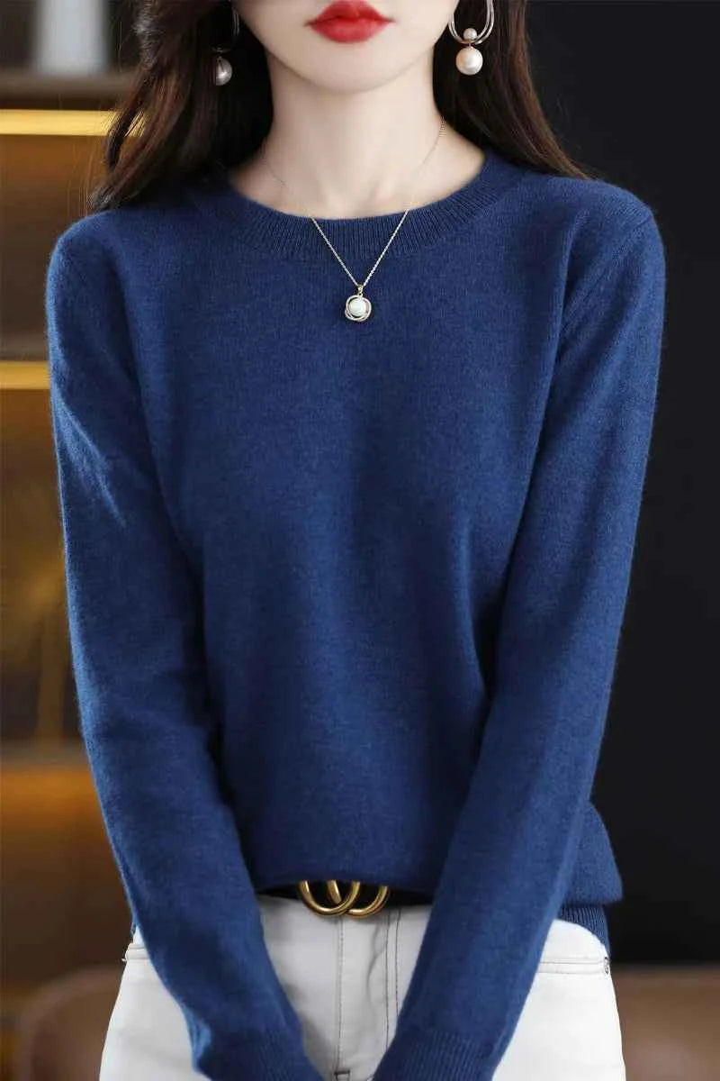 Luxury Cashmere Wool Sweater for Effortless Style and Warmth