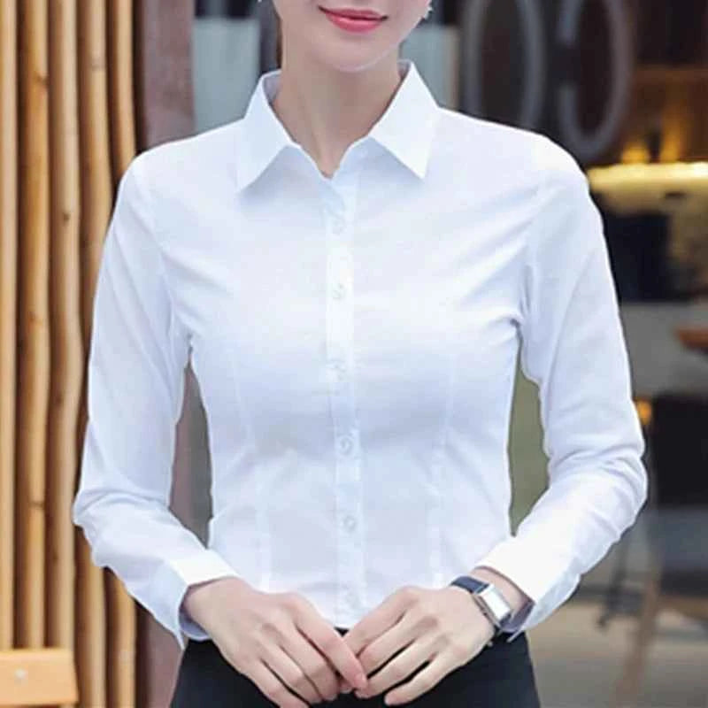 Elegant White Shirt for Office and Casual Style