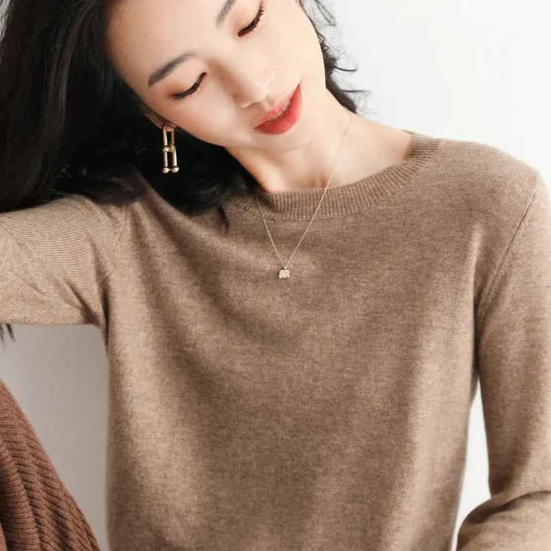 Luxury Cashmere Wool Sweater for Effortless Style and Warmth