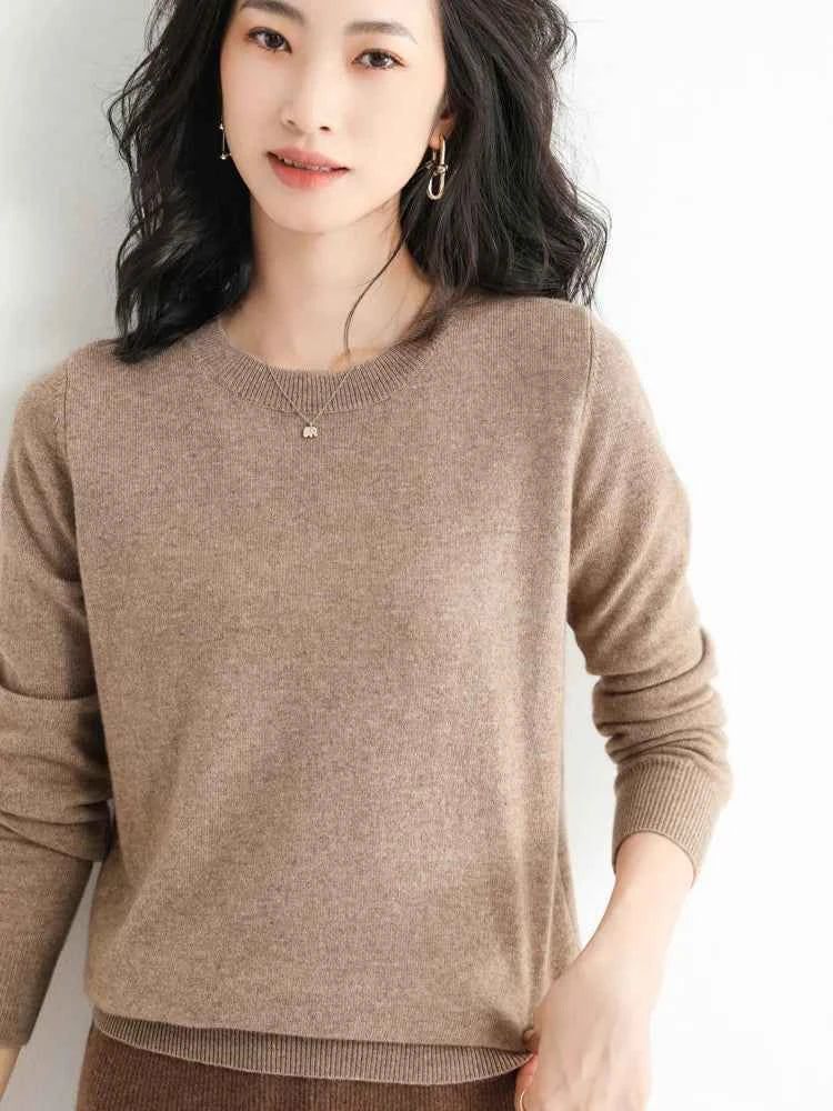 Luxury Cashmere Wool Sweater for Effortless Style and Warmth