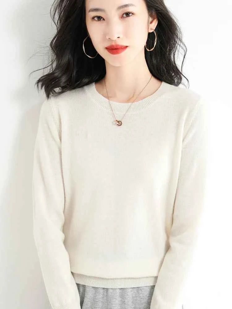 Luxury Cashmere Wool Sweater for Effortless Style and Warmth