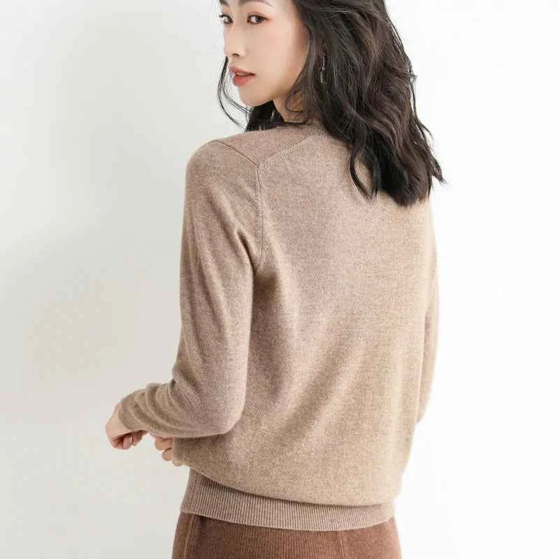 Luxury Cashmere Wool Sweater for Effortless Style and Warmth