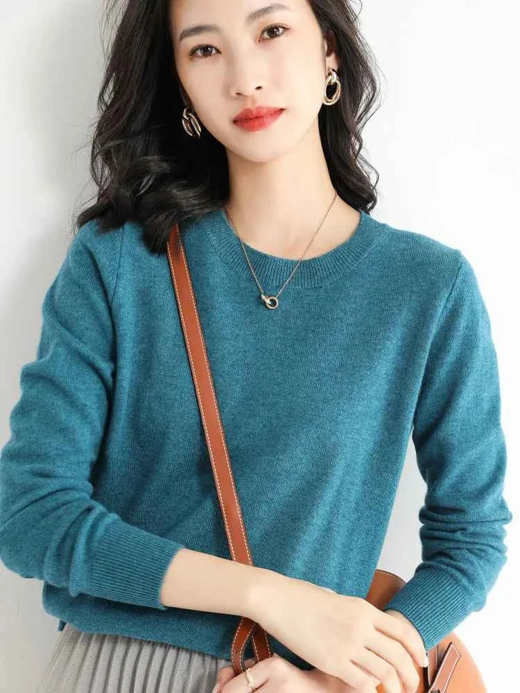 Luxury Cashmere Wool Sweater for Effortless Style and Warmth