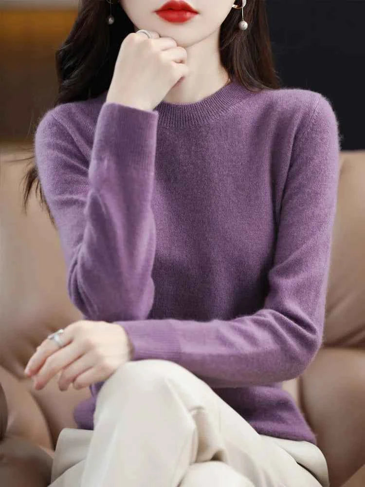 Luxury Cashmere Wool Sweater for Effortless Style and Warmth