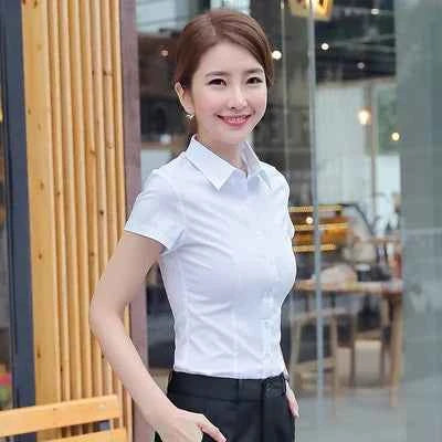 Elegant White Shirt for Office and Casual Style