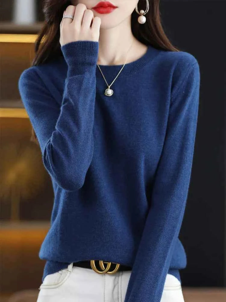 Luxury Cashmere Wool Sweater for Effortless Style and Warmth