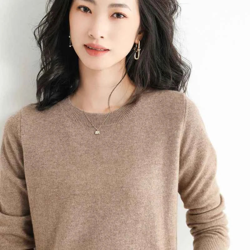 Luxury Cashmere Wool Sweater for Effortless Style and Warmth